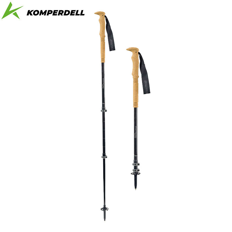 Komperdell 奧地利 超輕雲量級全碳纖登山越野跑杖 黑 175236810-S 登山杖 健行