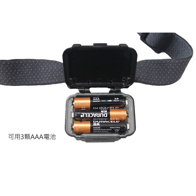 BLUE PiNE 青松戶外 400流明LED充電頭燈 黑 登山頭燈 露營燈 照明燈 B72401