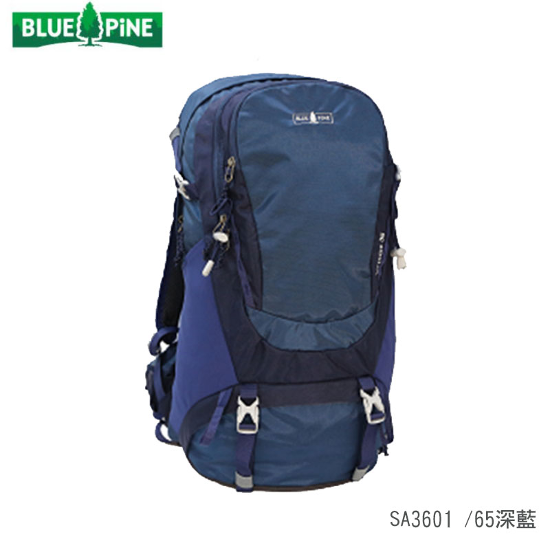 BLUE PiNE 青松戶外 36L透氣網架背包 酒紅 深藍 登山背包 透氣後背包 戶外後背包 SA3601