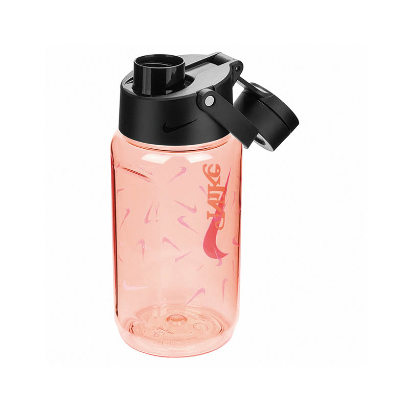 NIKE 耐吉 TR RECHARGE 大口徑水壺 16OZ 透明橘粉 N100433263216