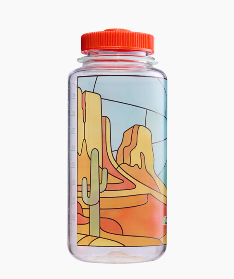 NALGENE 美國 限量 1000cc 寬嘴水壼 682023 河流 沙漠 日落 夕陽 隨身水壺
