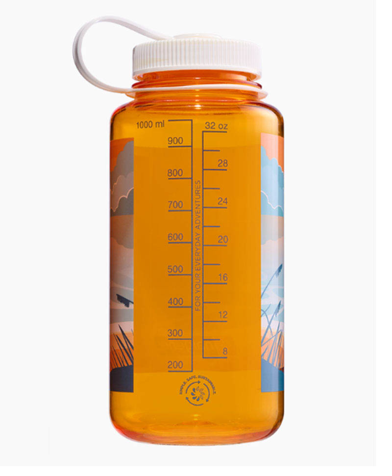 NALGENE 美國 限量 1000cc 寬嘴水壼 682023 河流 沙漠 日落 夕陽 隨身水壺