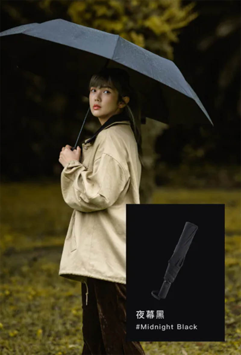 MECOVER AIR 極輕細安全自動傘 四色 輕量便攜 碳纖維傘骨 一鍵自動開收 摺疊傘 雨傘