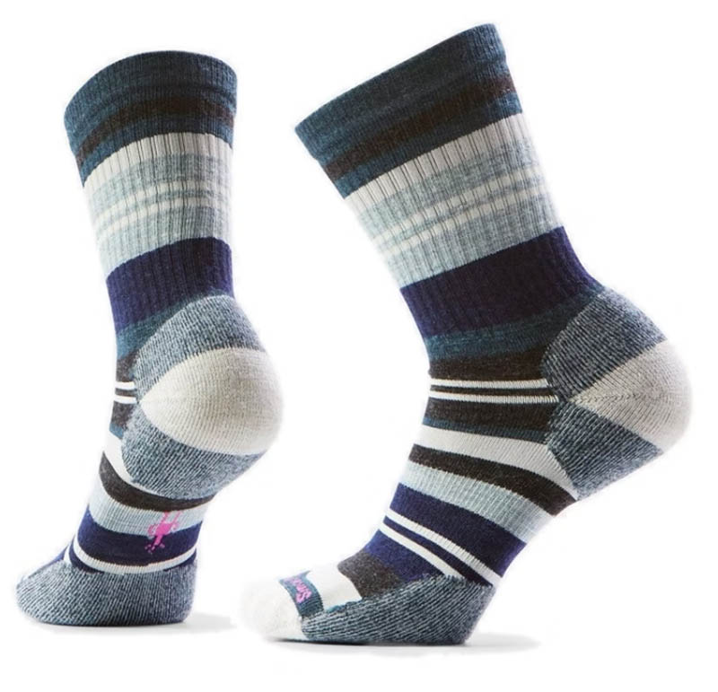 SmartWool 美國 女日著中長襪-土星條紋 暮光藍 淺霧紫 SW003046 羊毛襪 登山襪 日常休閒襪子