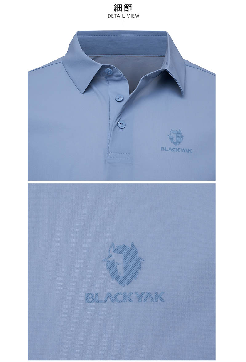BLACKYAK AERO FRESH A 男高透氣涼感短袖POLO衫 防曬 FB1MC104 1BYKTMV013