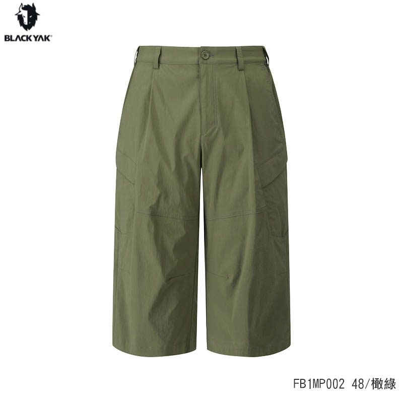 BLACKYAK 男 DAILY 百慕達褲 百搭 輕量 彈性 工裝褲 寬鬆版 FB1MP002 1BYHPMV006