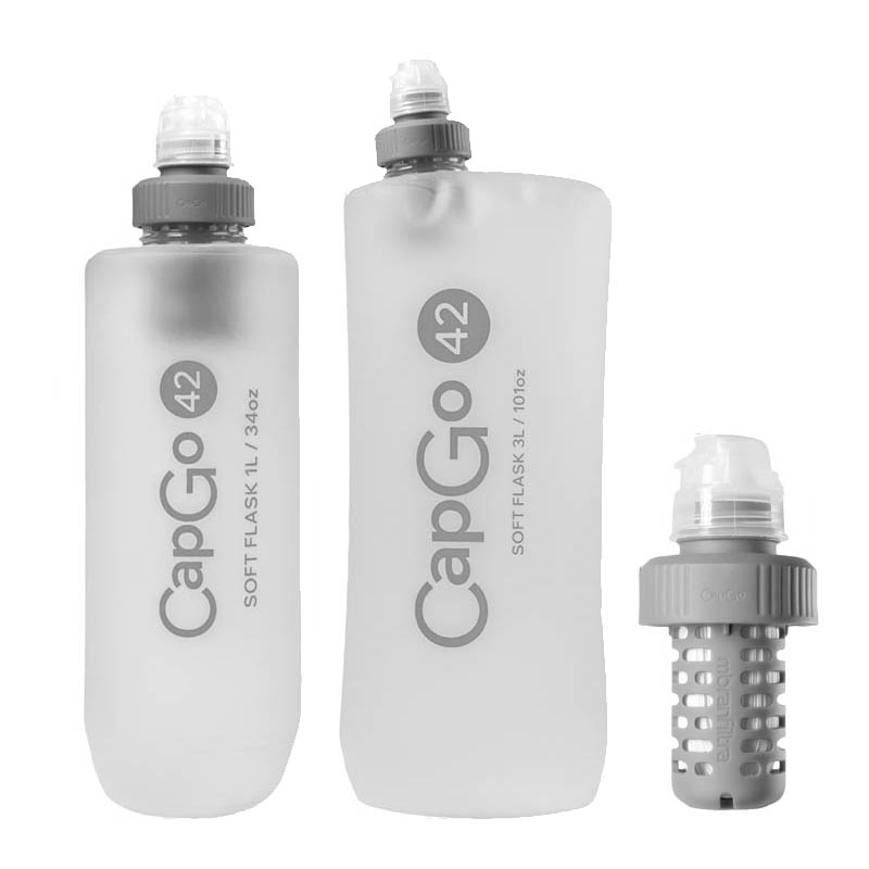 HME 台灣 CapGo 輕量濾水袋 42mm 1L 3L CapGo 輕量濾水器 濾心 個人隨身濾水器 戶外活動