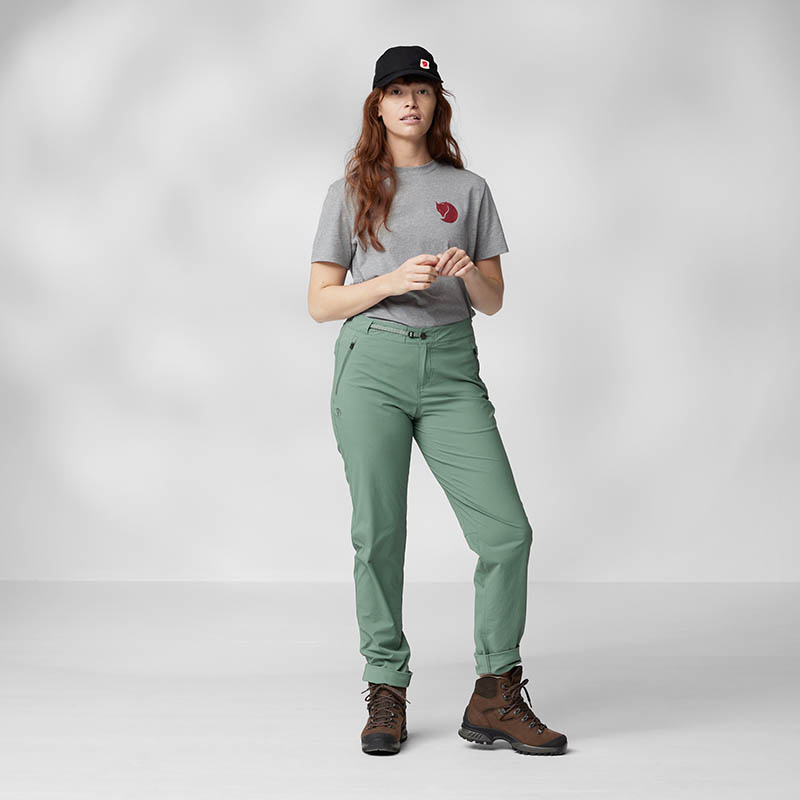 Fjallraven 北極狐 High Coast Trail 彈性長褲 女 兩色 健行長褲 一般版 87091