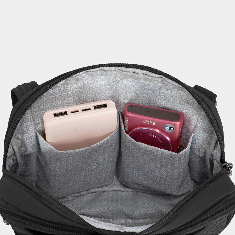 TRAVELON 美國 Runways 防盜斜背包 黑 藍 TL-43714 防盜側背包 出國旅遊包 簡約時尚