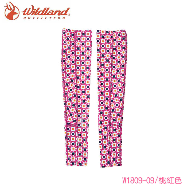 Wildland 荒野中性印花開洞抗UV透氣袖套 W1809 防曬袖套 抗UV袖套 多色 騎車 戶外