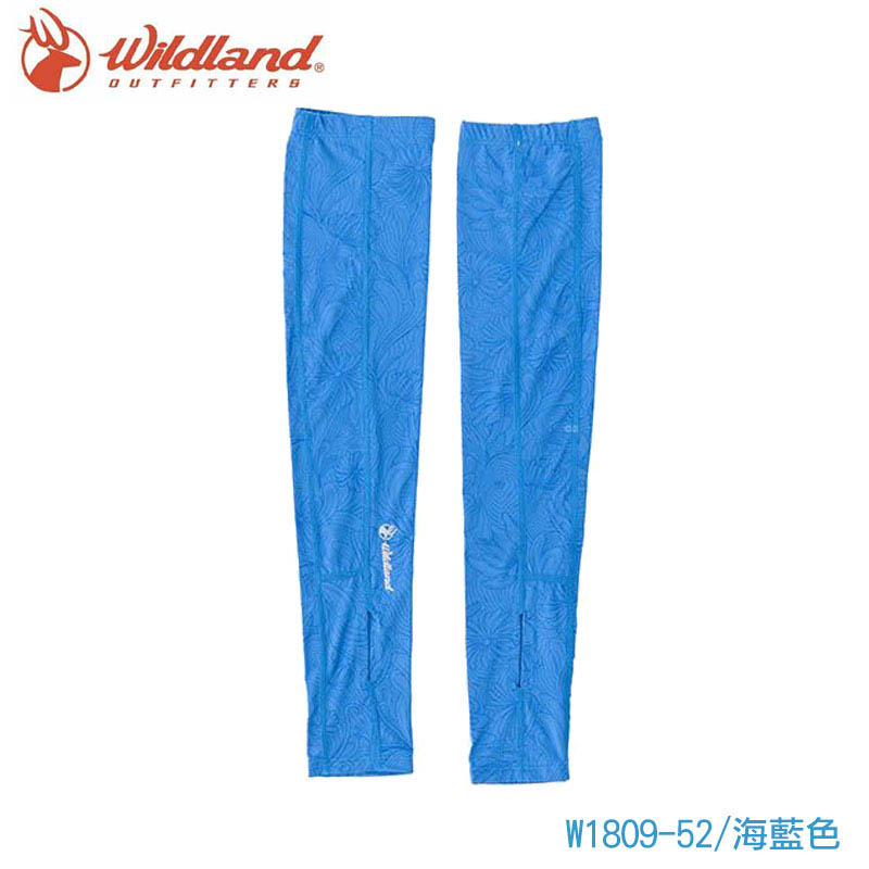 Wildland 荒野中性印花開洞抗UV透氣袖套 W1809 防曬袖套 抗UV袖套 多色 騎車 戶外