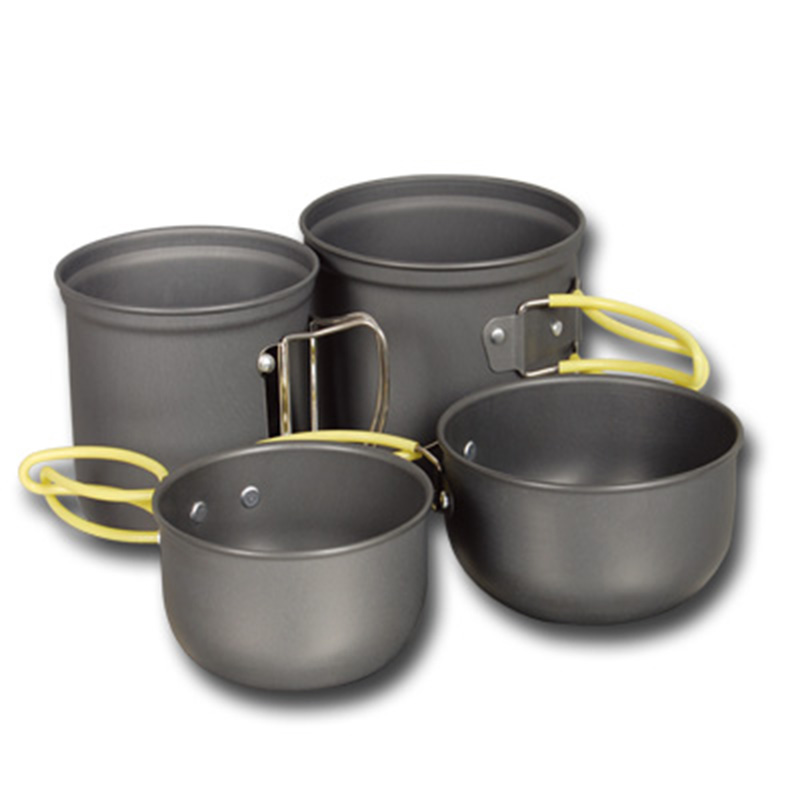 CAMPING ACE 野樂 雙人硬質氧化套鍋 鋁合金鍋具 野炊 露營用品 二鍋二碗 登山餐具 ARC-510