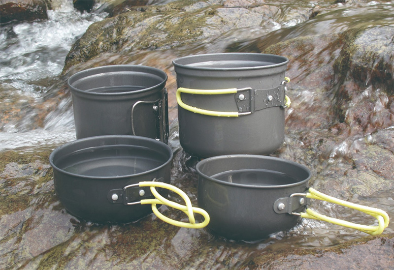 CAMPING ACE 野樂 雙人硬質氧化套鍋 鋁合金鍋具 野炊 露營用品 二鍋二碗 登山餐具 ARC-510