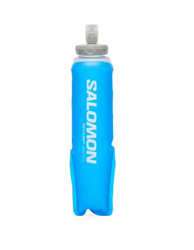 SALOMON SOFT FLASK 500ml/17oz 軟水壺 藍 LC2337700 跑步水壺 水袋