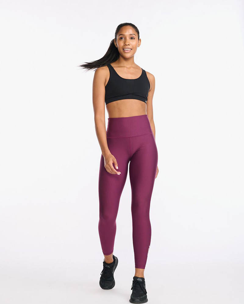 2XU 澳洲 女 中階跑步高腰壓縮長褲 2XWA6682BMULPWF 酒紅 運動 戶外 路跑 訓練 瑜珈