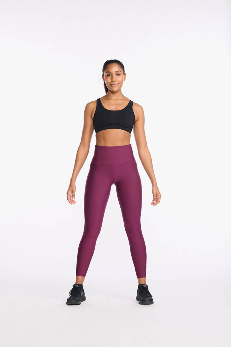 2XU 澳洲 女 中階跑步高腰壓縮長褲 2XWA6682BMULPWF 酒紅 運動 戶外 路跑 訓練 瑜珈