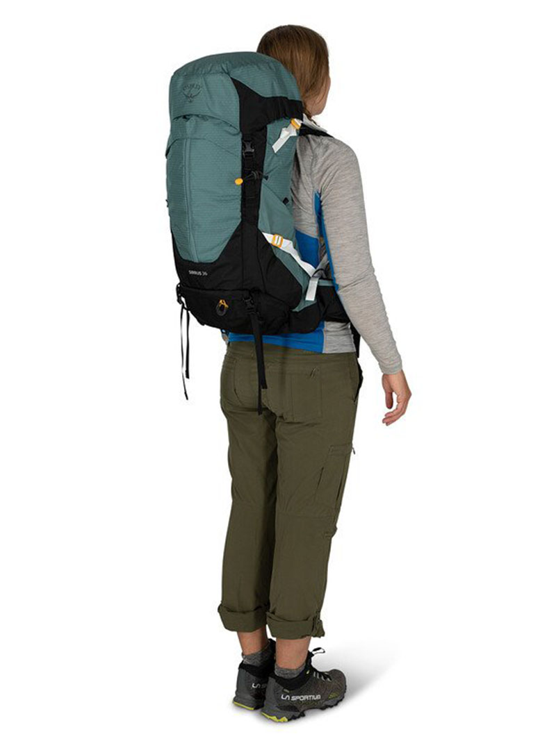 OSPREY 美國 Sirrus 36 女款登山背包 石蓮綠 紫/赤褐 36L 健行背包 女款透氣網架背包 旅行背包