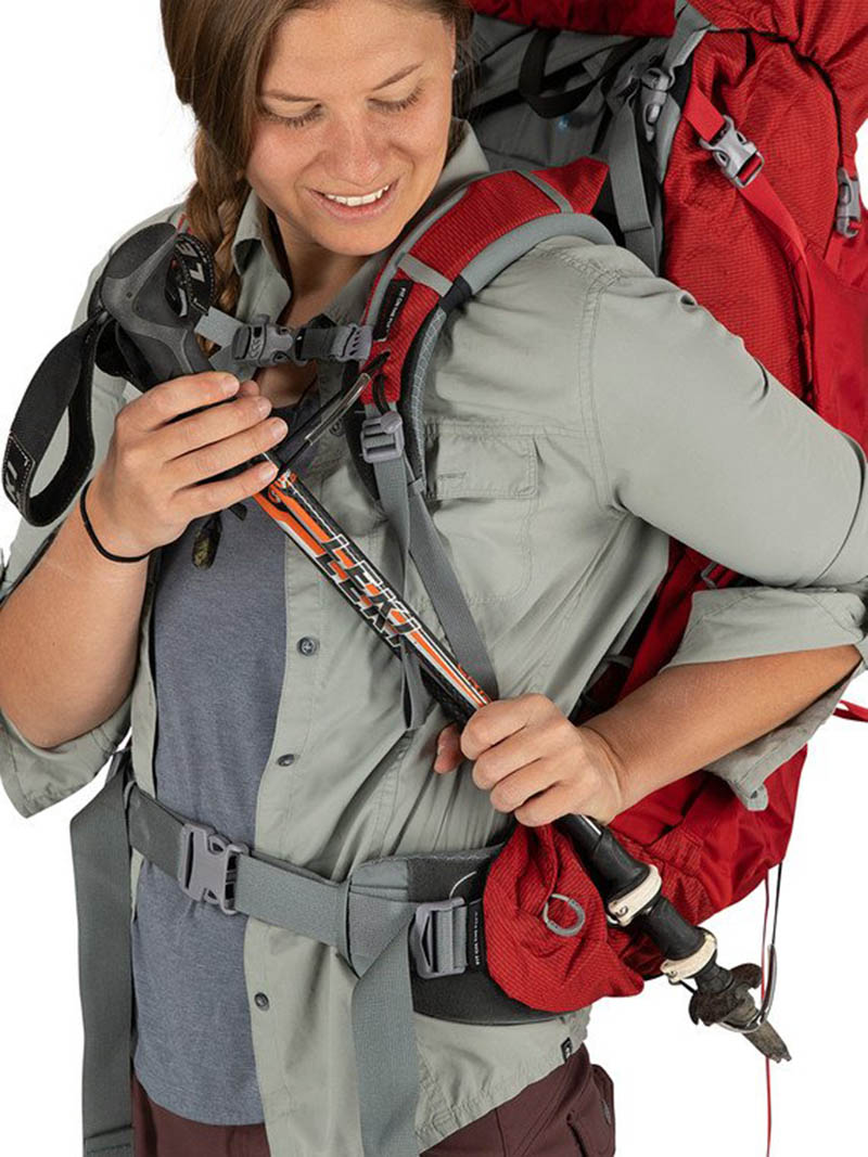 OSPREY 美國 Ariel Plus 60 女款 登山背包 M/L 玉髓紅 60L 登山大背包 百岳背包 戶外背包