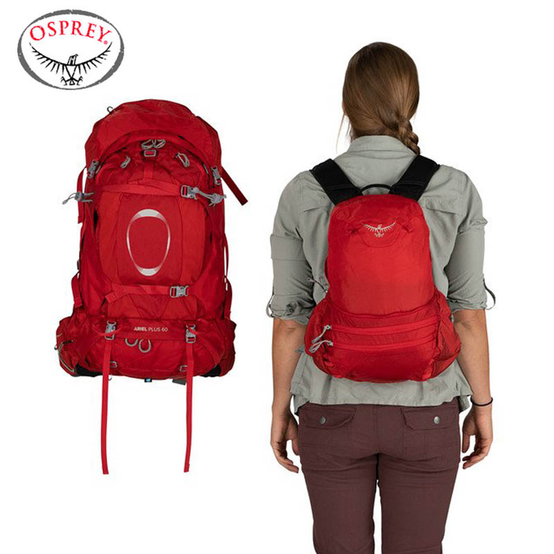 OSPREY 美國 Ariel Plus 60 女款 登山背包 M/L 玉髓紅 60L 登山大背包 百岳背包 戶外背包