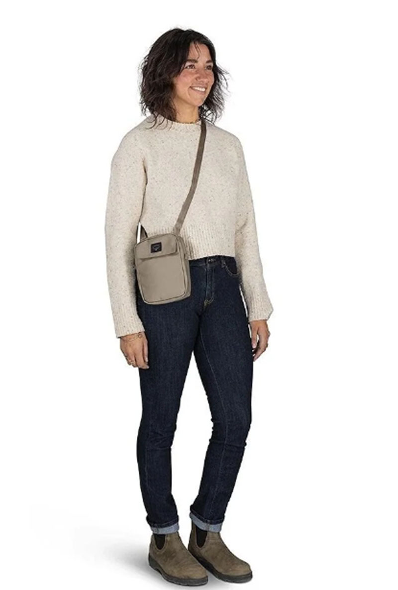 OSPREY 美國 Aoede Small Crossbody 日常側背包 混凝土棕 黑 肩背包 斜背包 隨身收納包