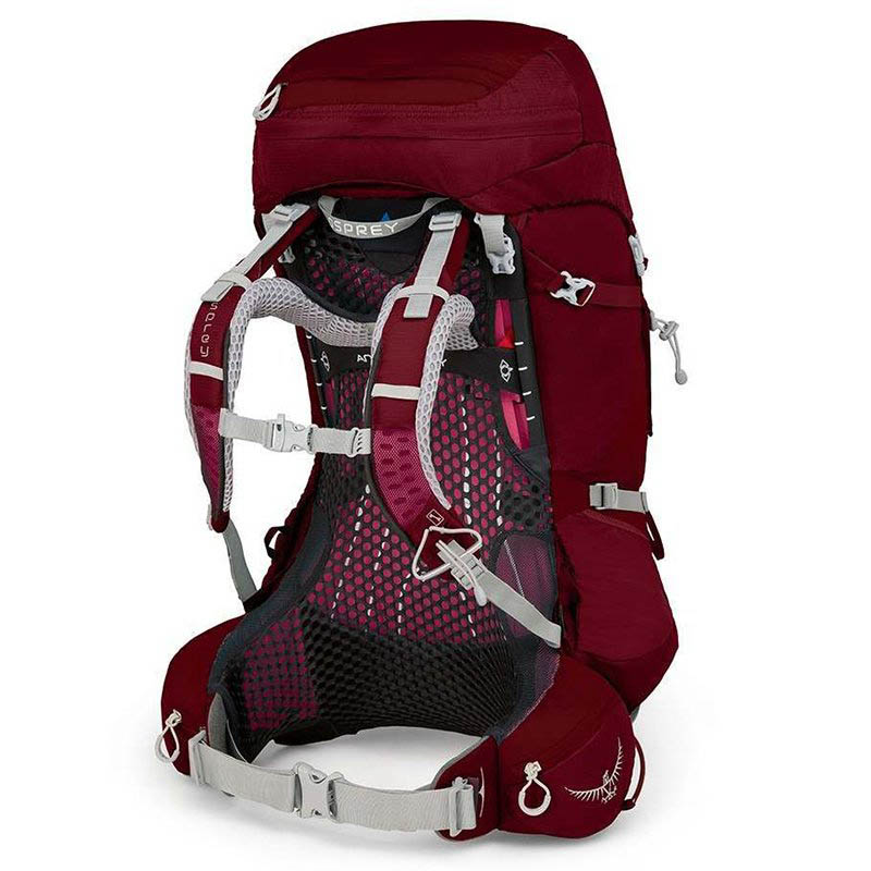 OSPREY 美國 Aura 50 AG 女款登山背包 50L 挑戰藍 輻射紅 S 雙肩背包 魚鷹包 小鷹背包 戶外背包