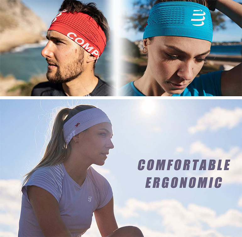 COMPRESSPORT 瑞士 寬版止汗呼吸頭帶2.0 Thin On/Off.2 透氣頭帶 6201