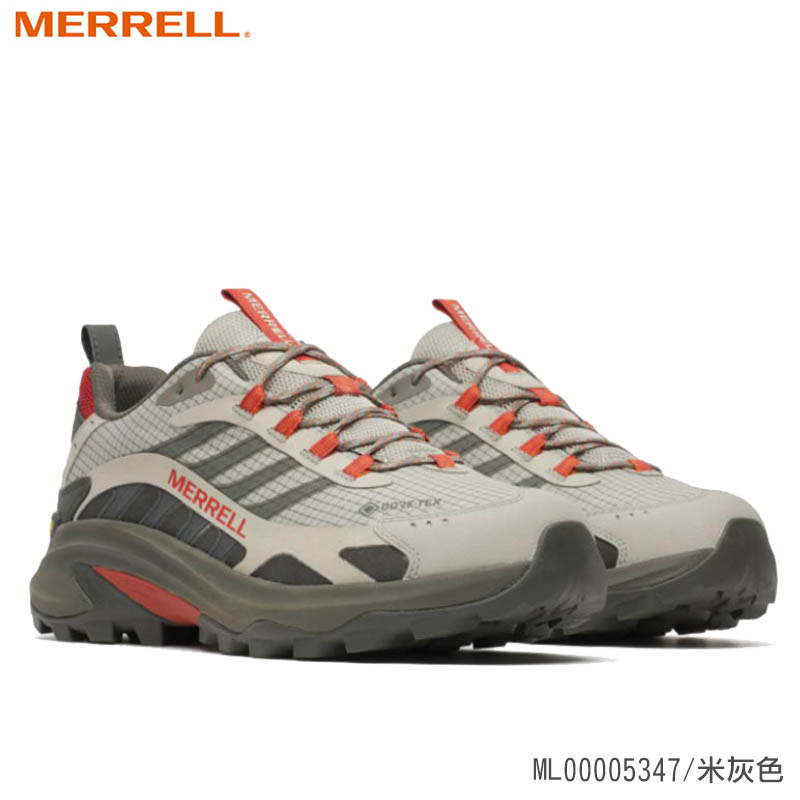 MERRELL 美國 MOAB SPEED 2 GTX 男款防水登山鞋 米灰色 ML00005347 健走鞋