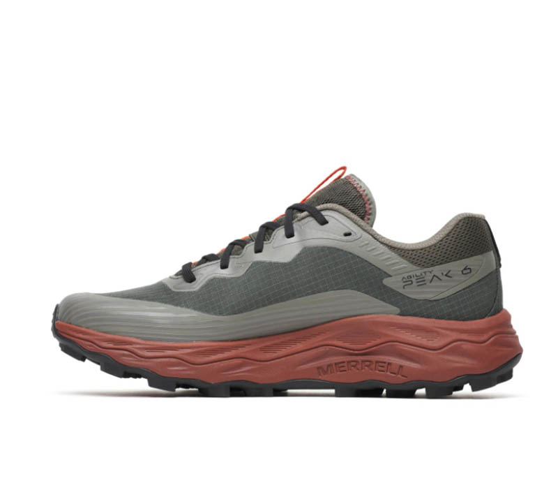 MERRELL 美國 AGILITY PEAK 6 GTX 男防水輕量戶外訓練鞋 灰色 ML00005562 登山鞋
