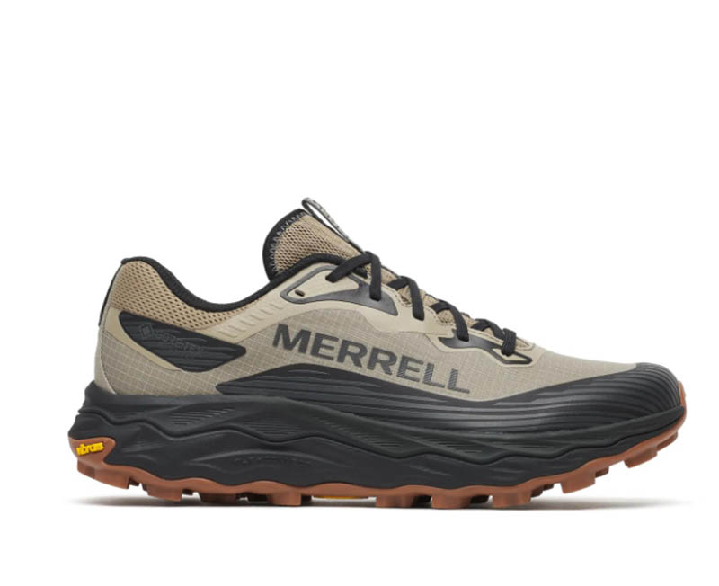 MERRELL 美國 AGILITY PEAK 6 GTX 男防水輕量戶外越野訓練鞋 卡其色 ML00005563