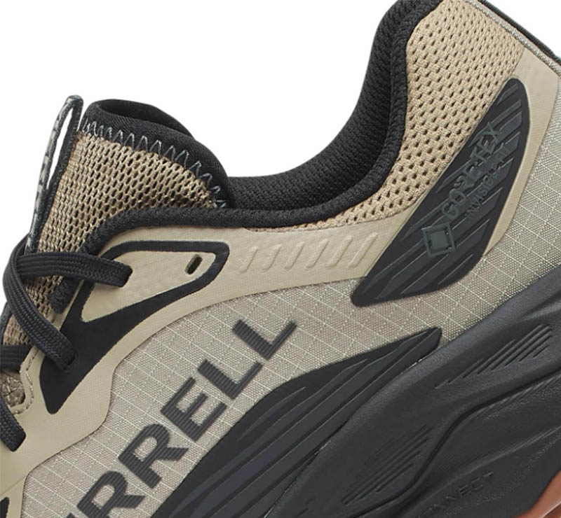 MERRELL 美國 AGILITY PEAK 6 GTX 男防水輕量戶外越野訓練鞋 卡其色 ML00005563