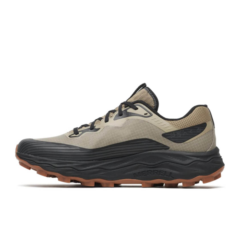 MERRELL 美國 AGILITY PEAK 6 GTX 男防水輕量戶外越野訓練鞋 卡其色 ML00005563