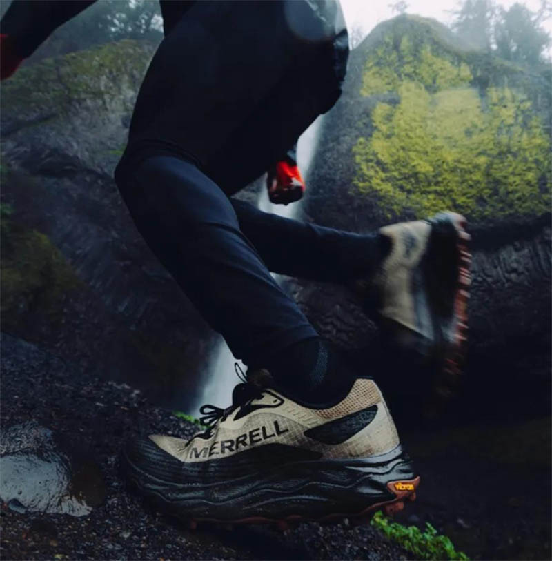 MERRELL 美國 AGILITY PEAK 6 GTX 男防水輕量戶外越野訓練鞋 卡其色 ML00005563