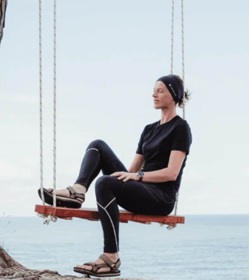 Thermowave 女款 Merino Life T-Shirt 美麗諾羊毛圓領短袖上衣 黑 12ROCK622