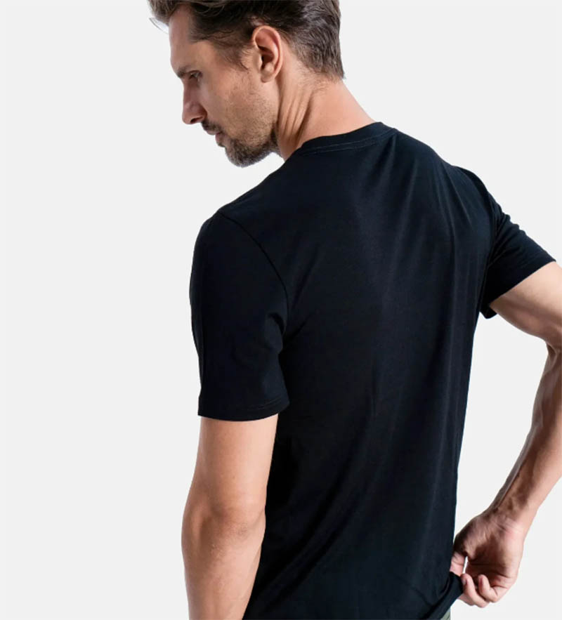 Thermowave 男款 Merino Life T-Shirt 美麗諾羊毛圓領短袖上衣 黑 12ROCK621