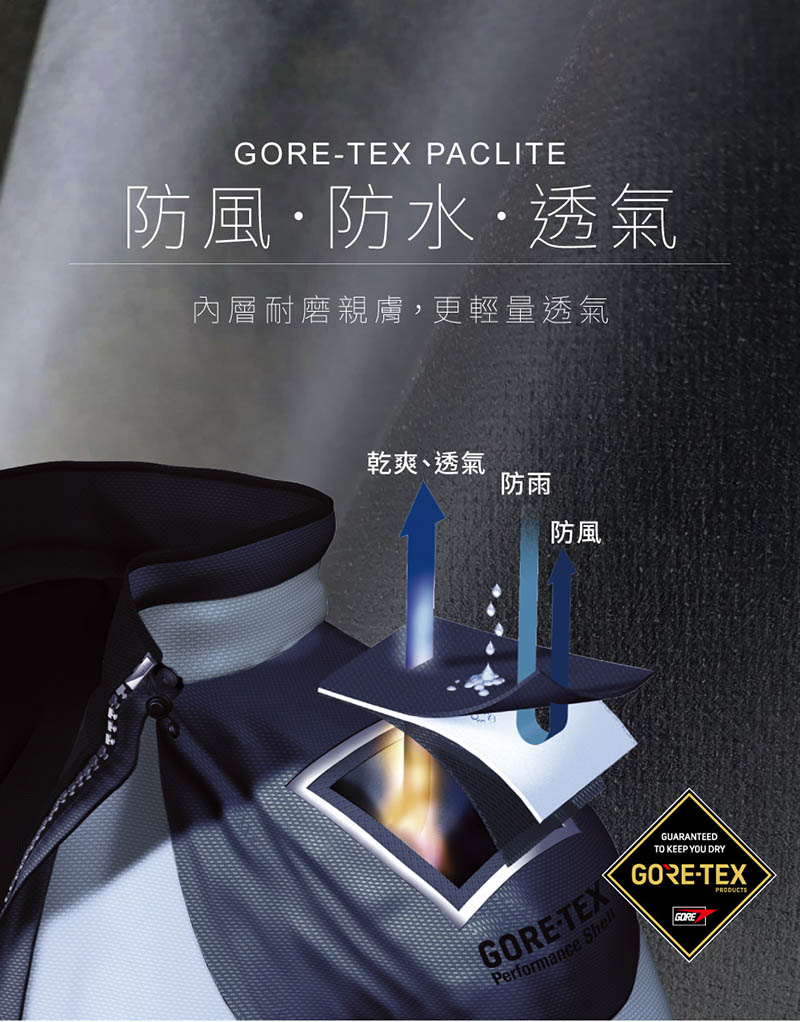ATUNAS 歐都納 GORE-TEX PACLITE折疊便帽 黑 A1AHHH03N 防曬/遮陽帽/鴨舌帽/超輕透氣