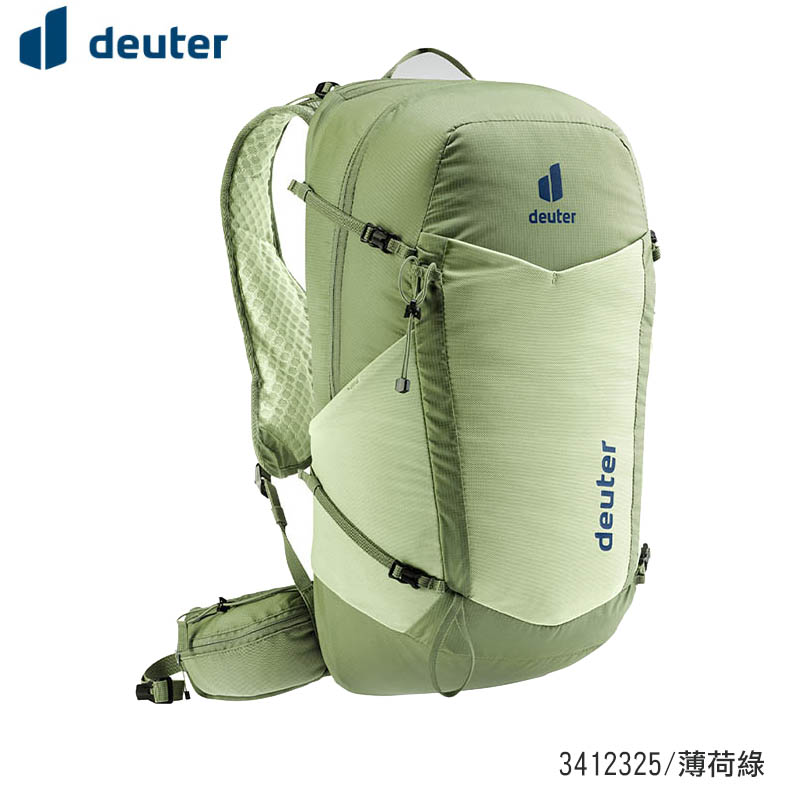 Deuter 德國 SPEED LITE PRO 超輕量旅遊背包 黑 薄荷綠 3412325 登山背包