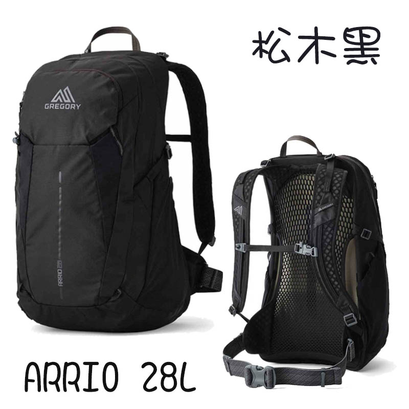 GREGORY 美國 ARRIO 28 多功能登山背包 星光藍 松木黑 28L 透氣網架背包 GG157885