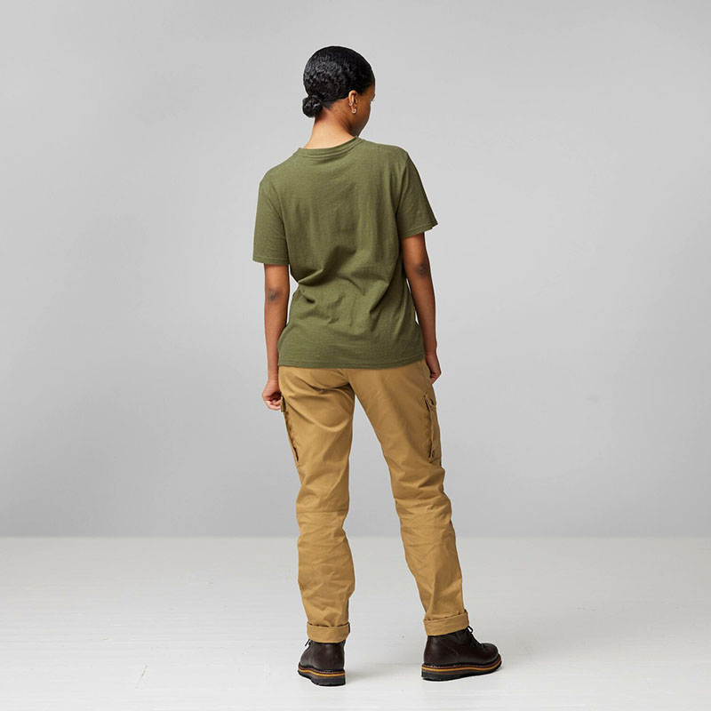 Fjallraven 北極狐 Hemp Blend 女短袖T恤 黎明藍 黑 綠 短袖上衣 14600163